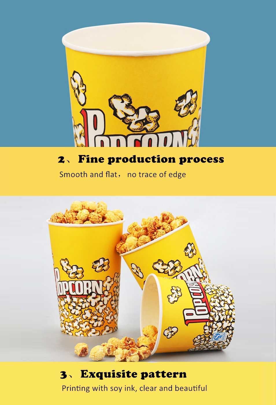 Details of Popcorn Tubs