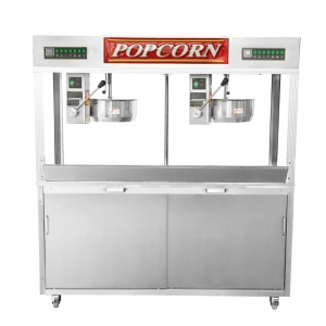 Popcorn-Maschine mit zwei Kesseln